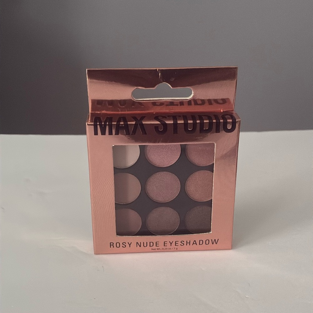 ✨🌿MAX Studio Eye Shadow Palette – Rosie Nude | 9 Piece Set